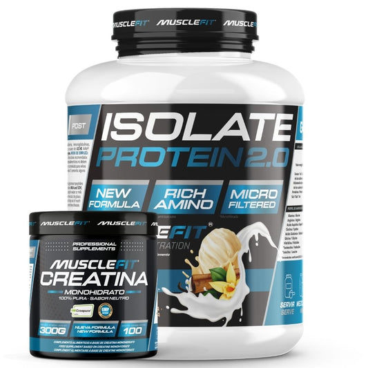 Pack Isolate 2kg + Creapure 300g - Musclefit