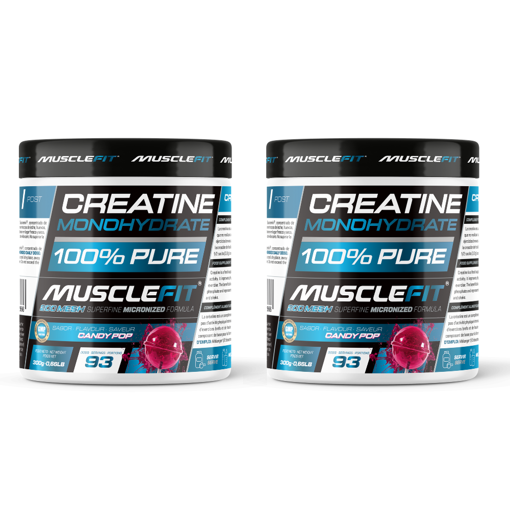 Pack 2 x Creatina Monohidrato Micronizada 300g - MuscleFit