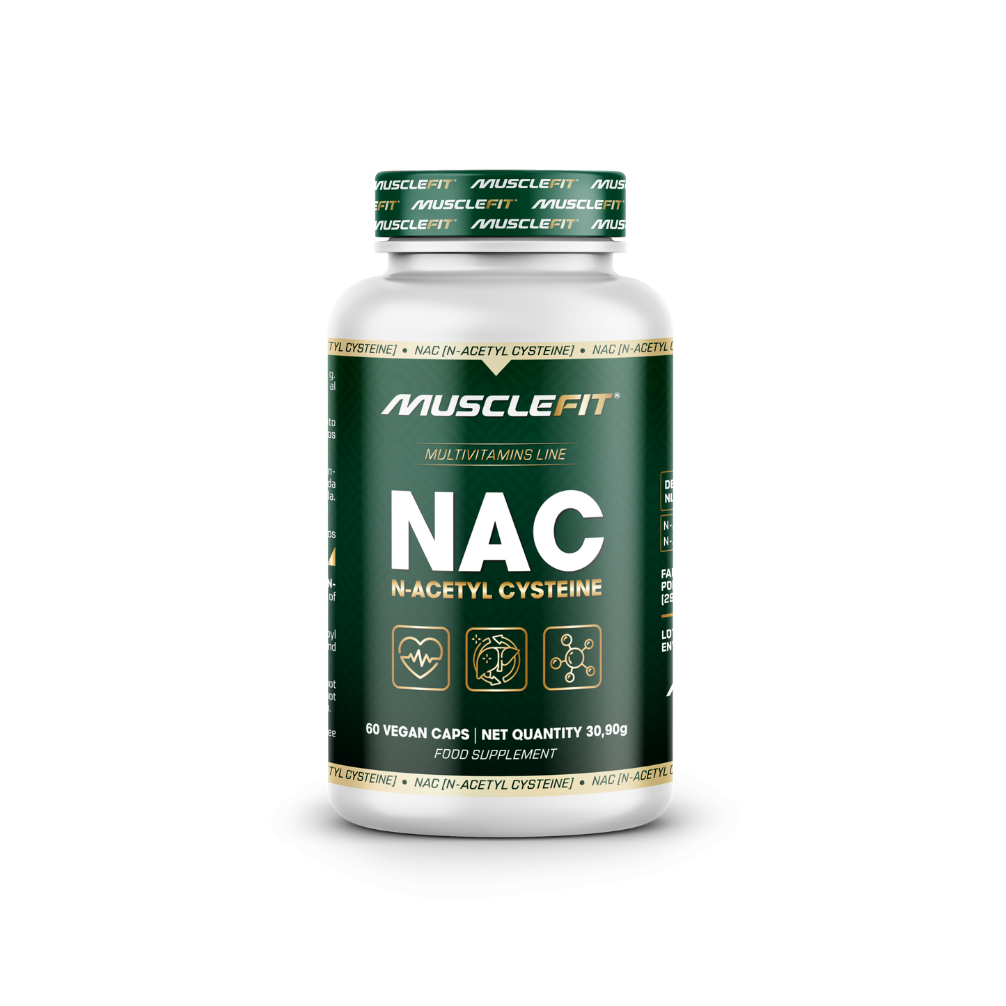 NAC - MuscleFit│60 cápsulas
