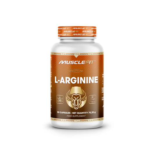 100% Arginina - MuscleFit│90 cápsulas