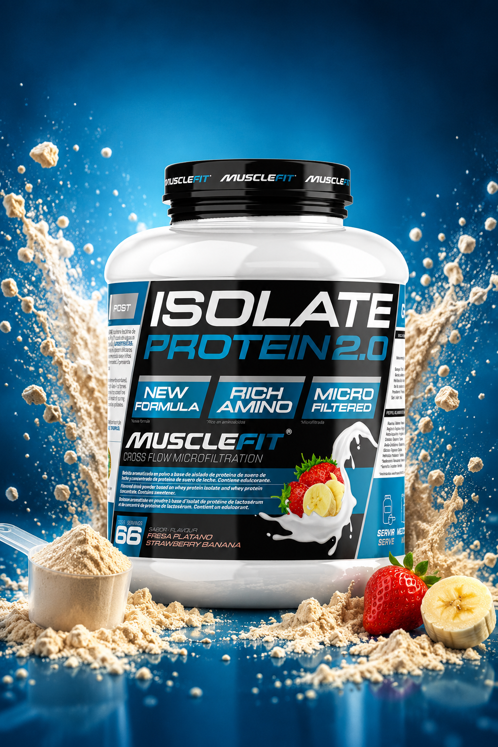 ISOLATE Protein CFM 2kg - MuscleFit | Creación de Músculo