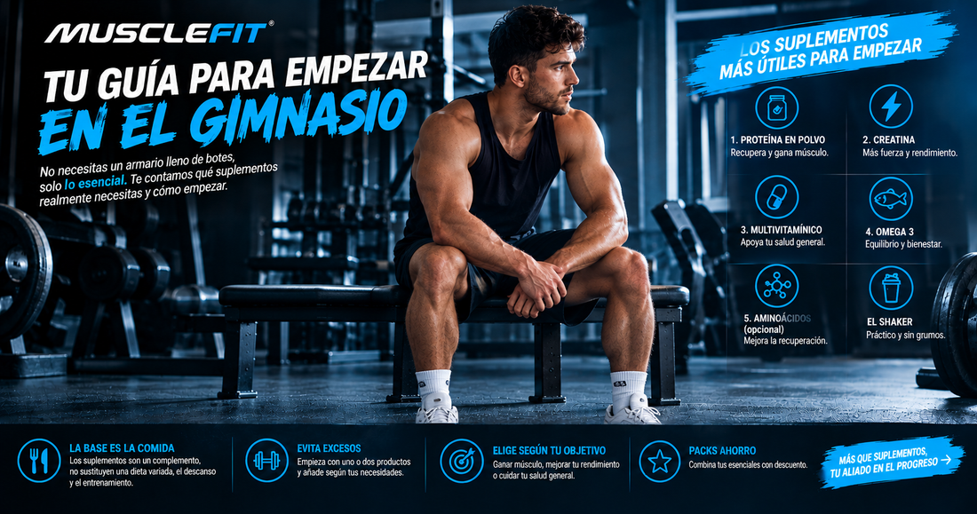Mejores suplementos para empezar en el gimnasio