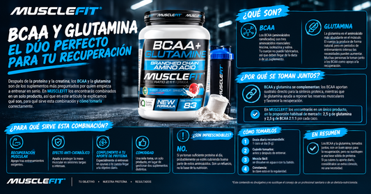 Cómo tomar BCAA y glutamina: guía práctica