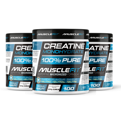 Pack 3 x Creatina Monohidrato Micronizada - MuscleFit