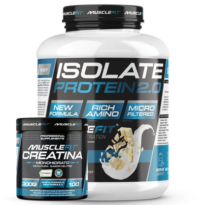 Pack Isolate 2kg + Creapure 300g - Musclefit