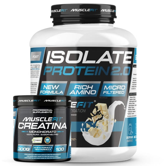 Pack Isolate 2kg + Creapure 300g - Musclefit