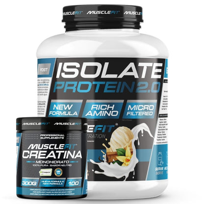 Pack Isolate 2kg + Creapure 300g - Musclefit