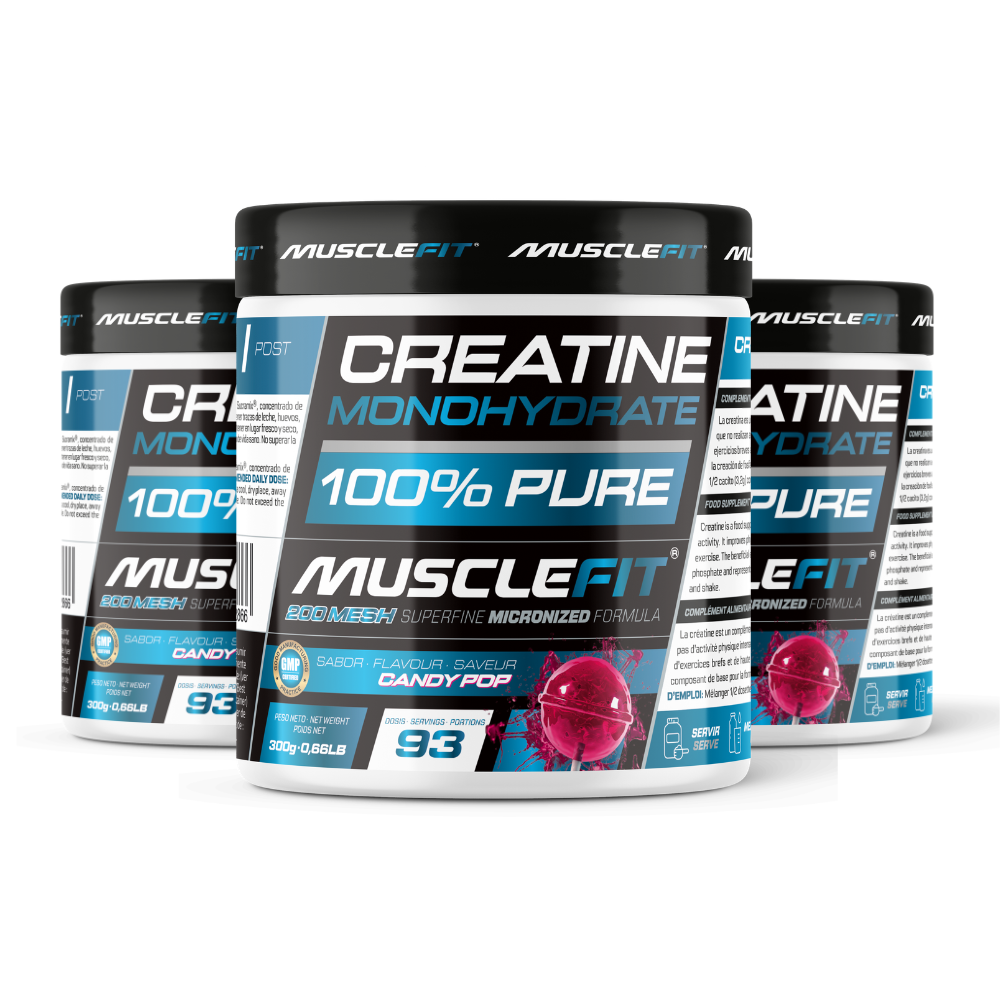Pack 3 x Creatina Monohidrato Micronizada - MuscleFit