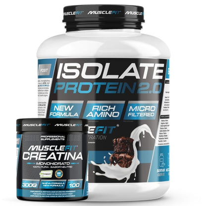 Pack Isolate 2kg + Creapure 300g - Musclefit