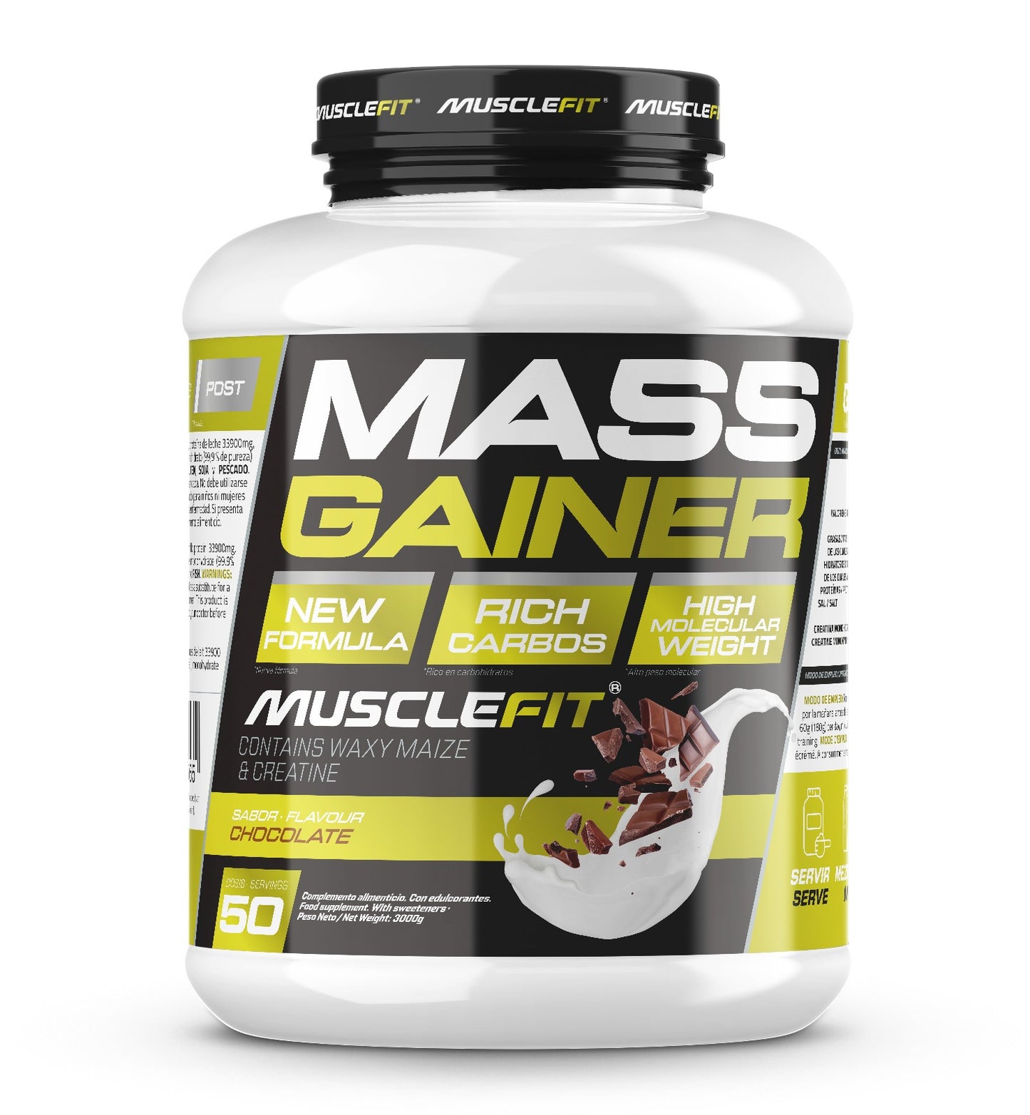 Ganadores de Peso 3kg - MuscleFit - mass gainer