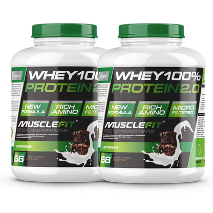 Whey 100% Protein 4kg MuscleFit | Gana masa muscular rapido