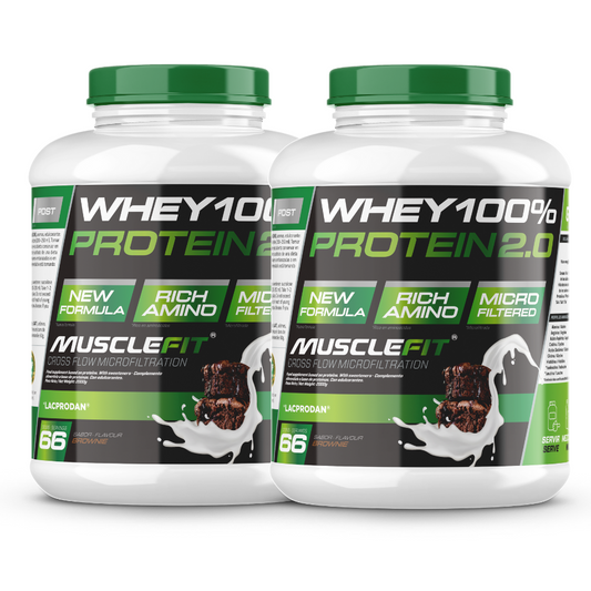 Whey 100% Protein 4kg MuscleFit | Gana masa muscular rapido