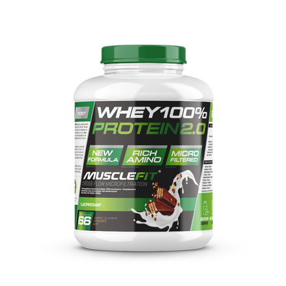 Whey 100% Protein 2000g MuscleFit | Concentrado para masa muscular