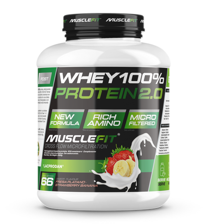 WHEY 100% Protein 2kg - MuscleFit | Creación de Músculo