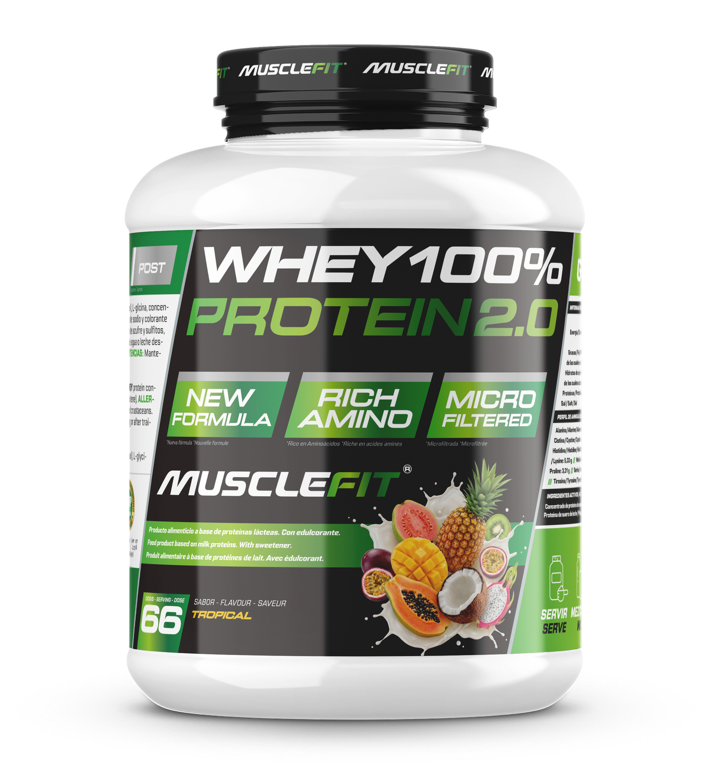 WHEY PROTEIN 2kg MUSCLEFIT