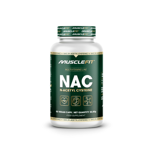 NAC N-Acetil L-Cisteina 60 capsulas MuscleFit | Antioxidante potente