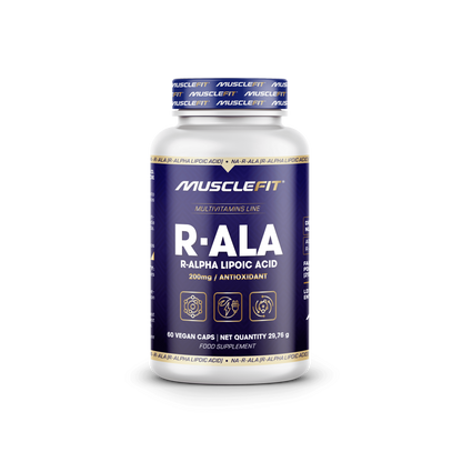 R-ALA Acido Alfa Lipoico MuscleFit 60 capsulas | Antioxidante potente
