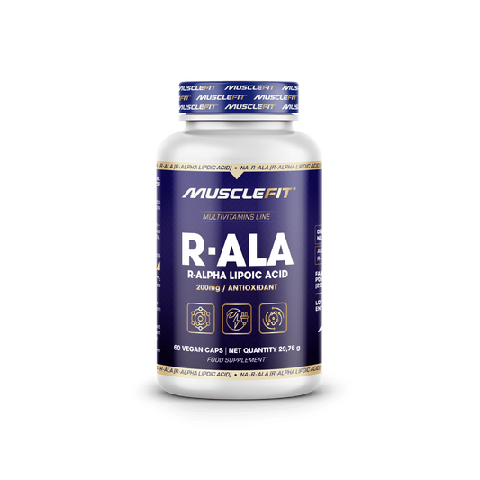 R-ALA Acido Alfa Lipoico MuscleFit 60 capsulas | Antioxidante potente