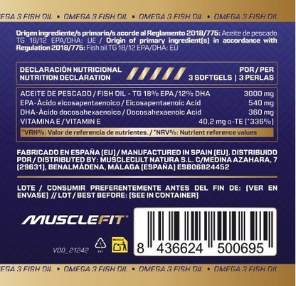 Pack Multivitaminas + Omega 3 MuscleFit | Salud completa diaria
