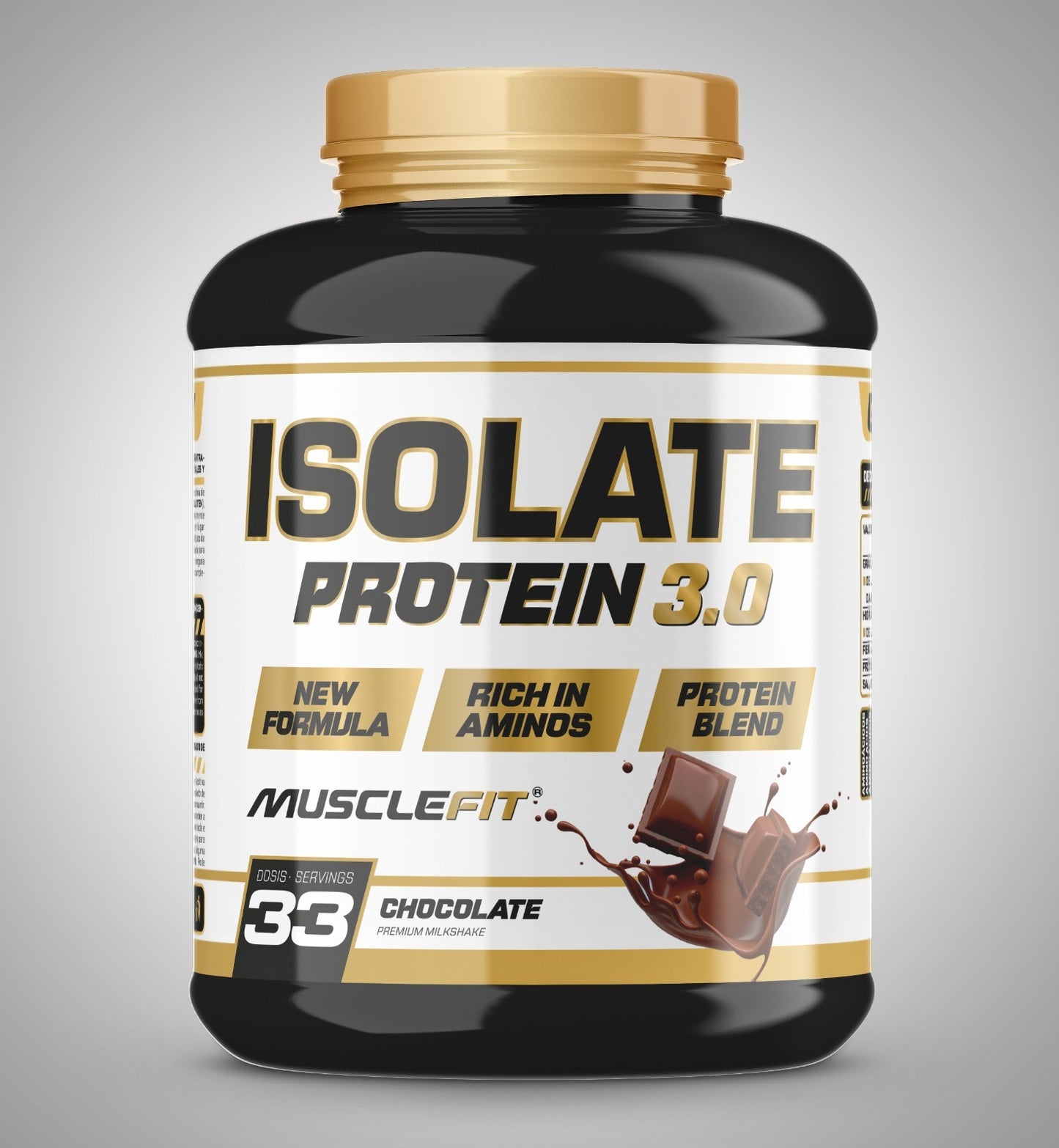 ISOLATE 3.0 BLEND PROTEIN 1kg MUSCLEFIT - ENTREGAS 24/48 HORAS