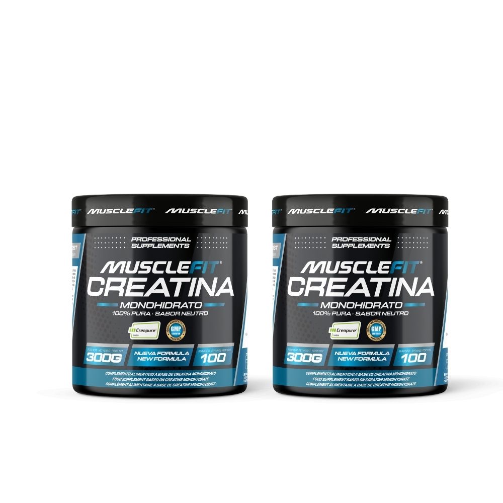 Pack 2 x Creapure Creatina Monohidrato - MuscleFit│300g