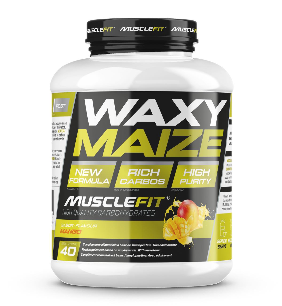 Waxy Maize 2kg - Musclefit Almidón de Maíz