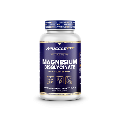 Magnesio Blisglicinato 100 cápsulas MUSCLEFIT