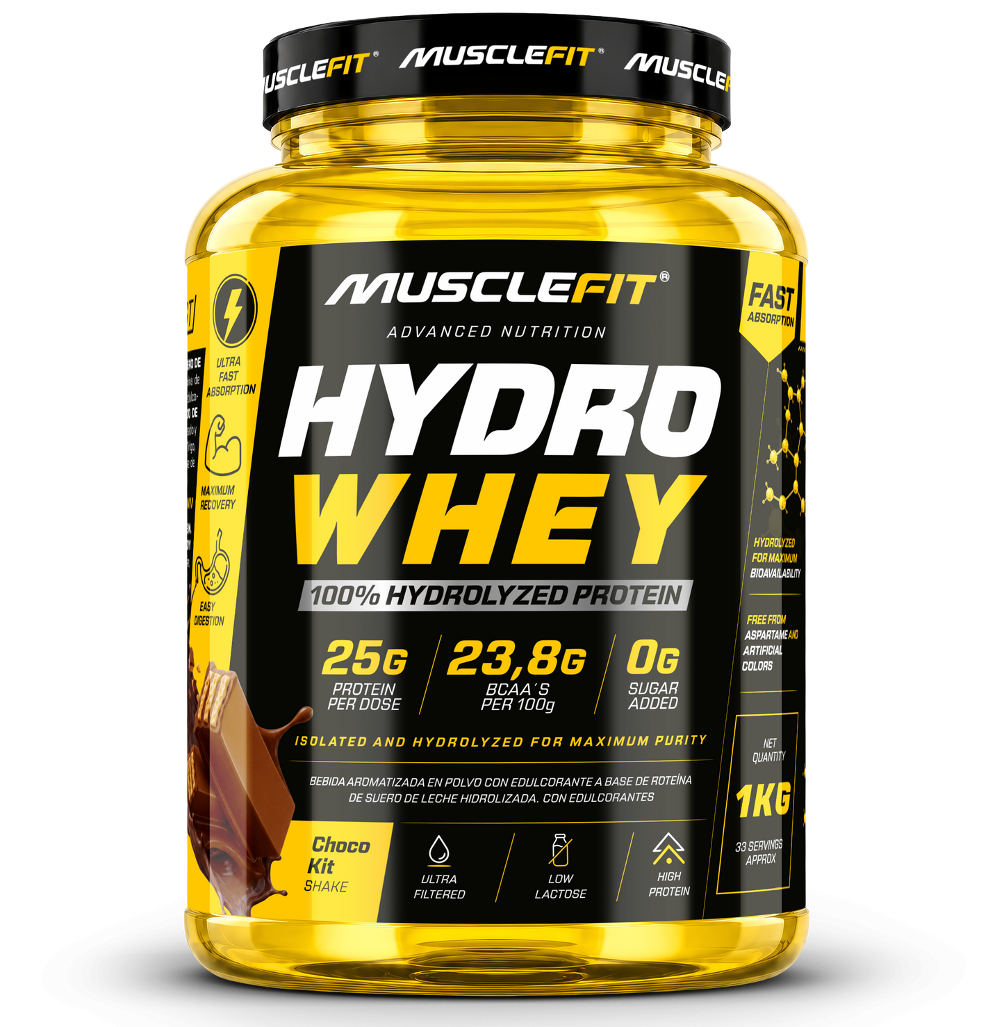 HYDRO WHEY 1kg - Musclefit