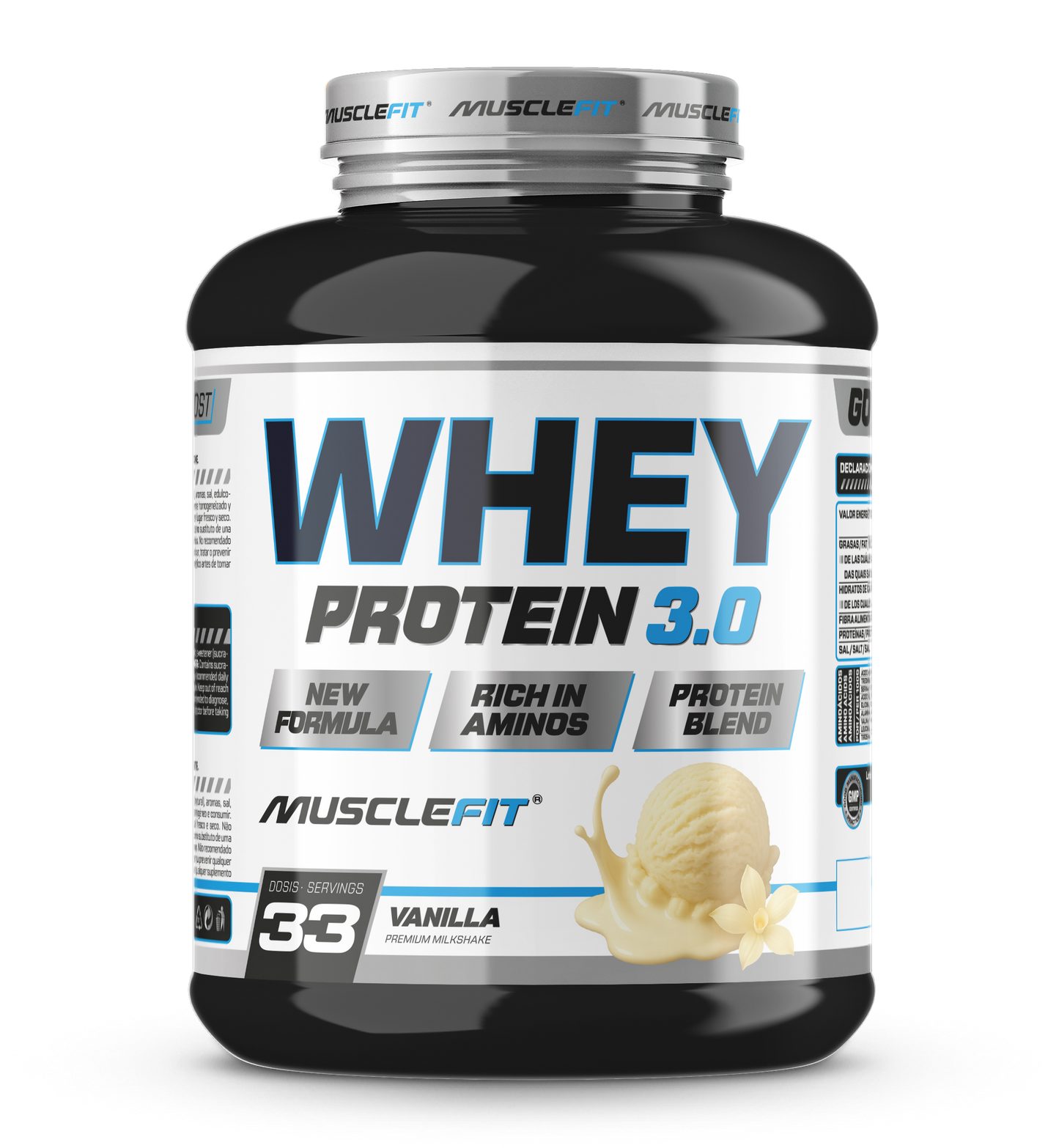 WHEY 3.0 BLEND PROTEIN 1kg MUSCLEFIT