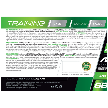 Whey 100% Protein 2000g MuscleFit | Concentrado para masa muscular