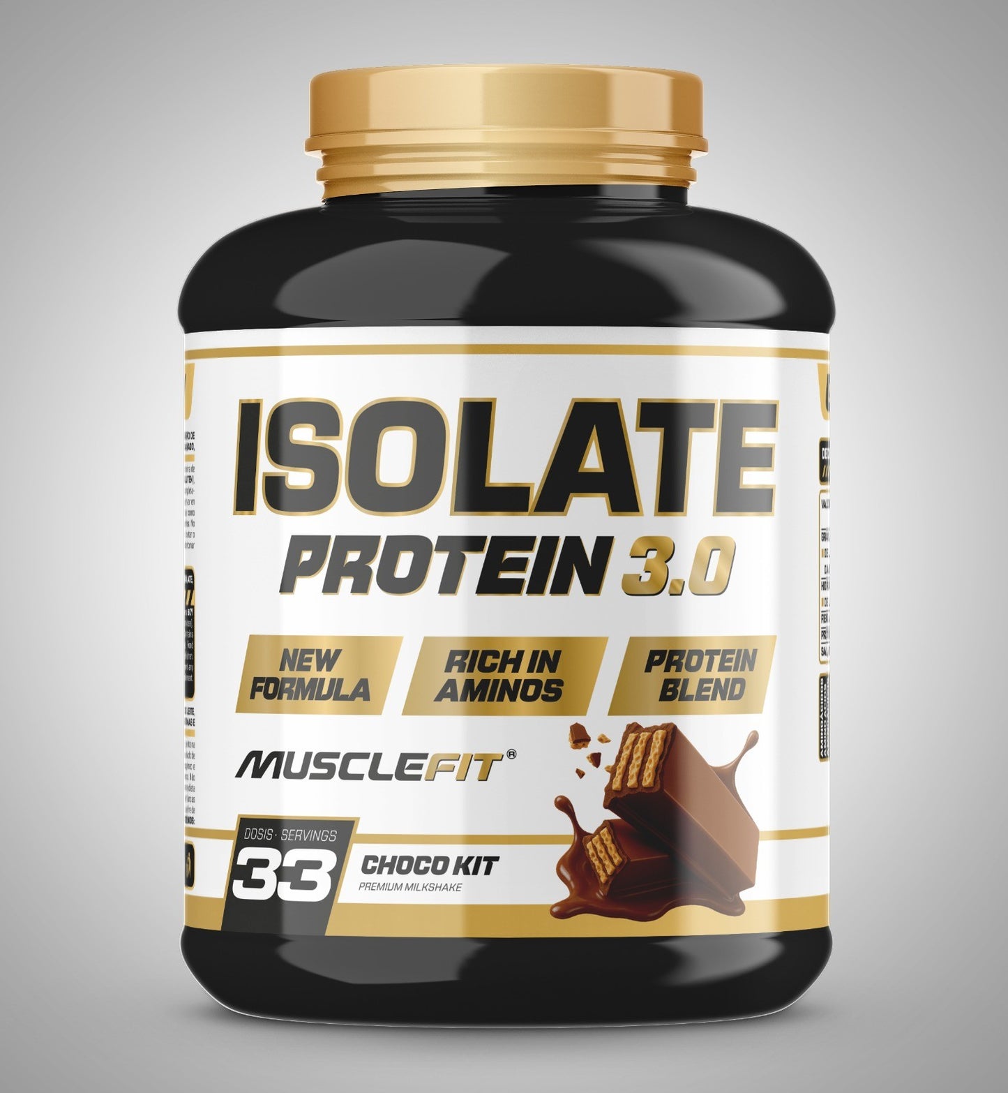 ISOLATE 3.0 BLEND PROTEIN 1kg MUSCLEFIT - ENTREGAS 24/48 HORAS