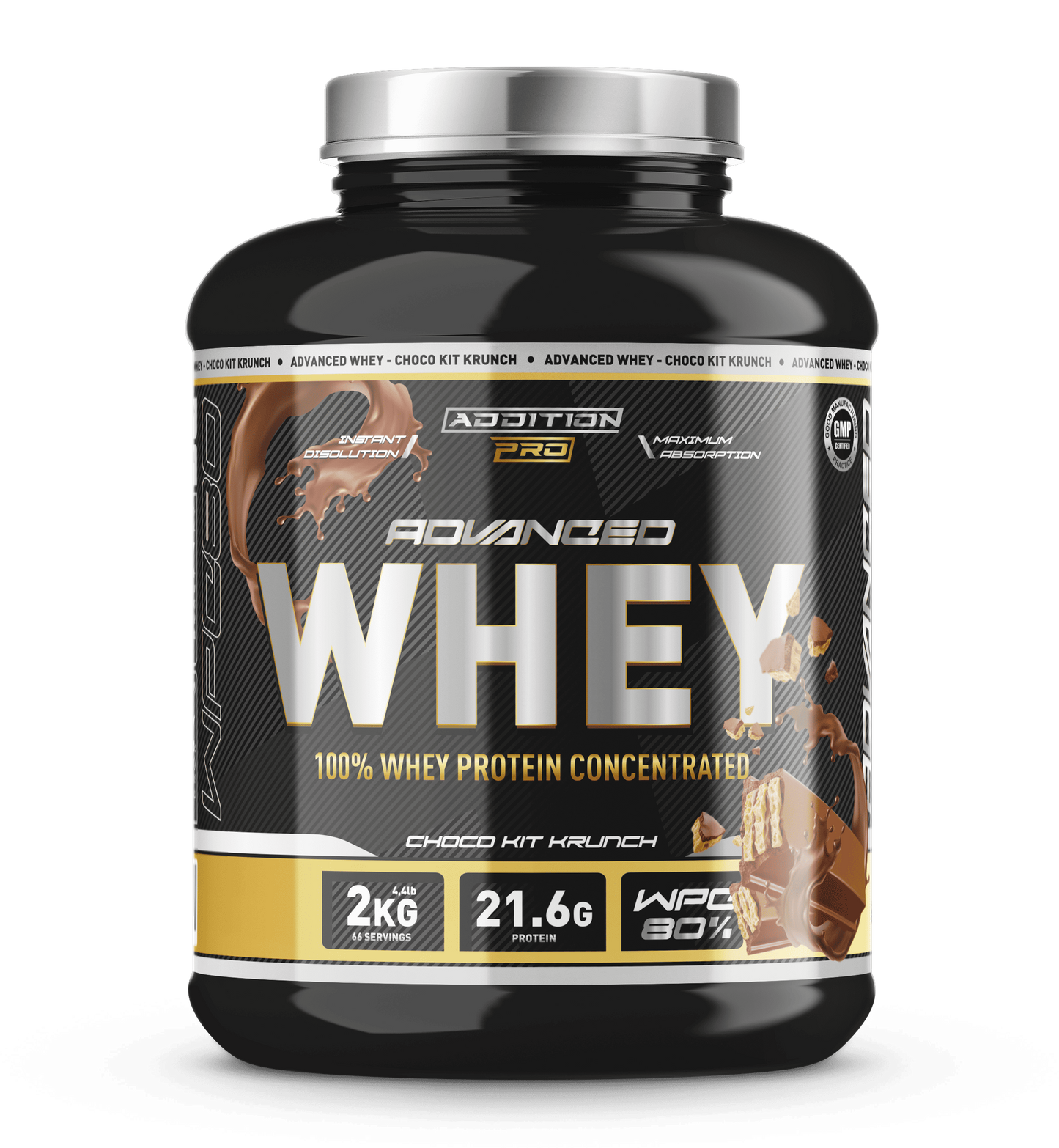 WHEY PROTEIN 2.0 NUEVA ADDITION PRO 2kg ENTREGAS 24/48 HORAS