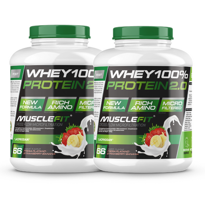Whey 100% Protein 4kg MuscleFit | Gana masa muscular rapido
