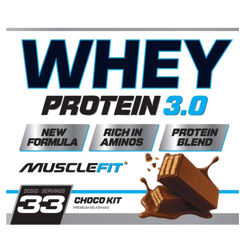 WHEY 3.0 BLEND PROTEIN 1kg MUSCLEFIT / ENTREGAS 24-48 HORAS