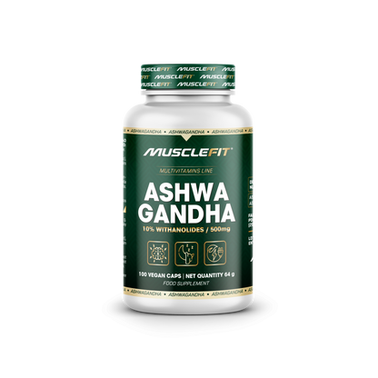 ASHWAGANDHA 100 cápsulas MUSCLEFIT