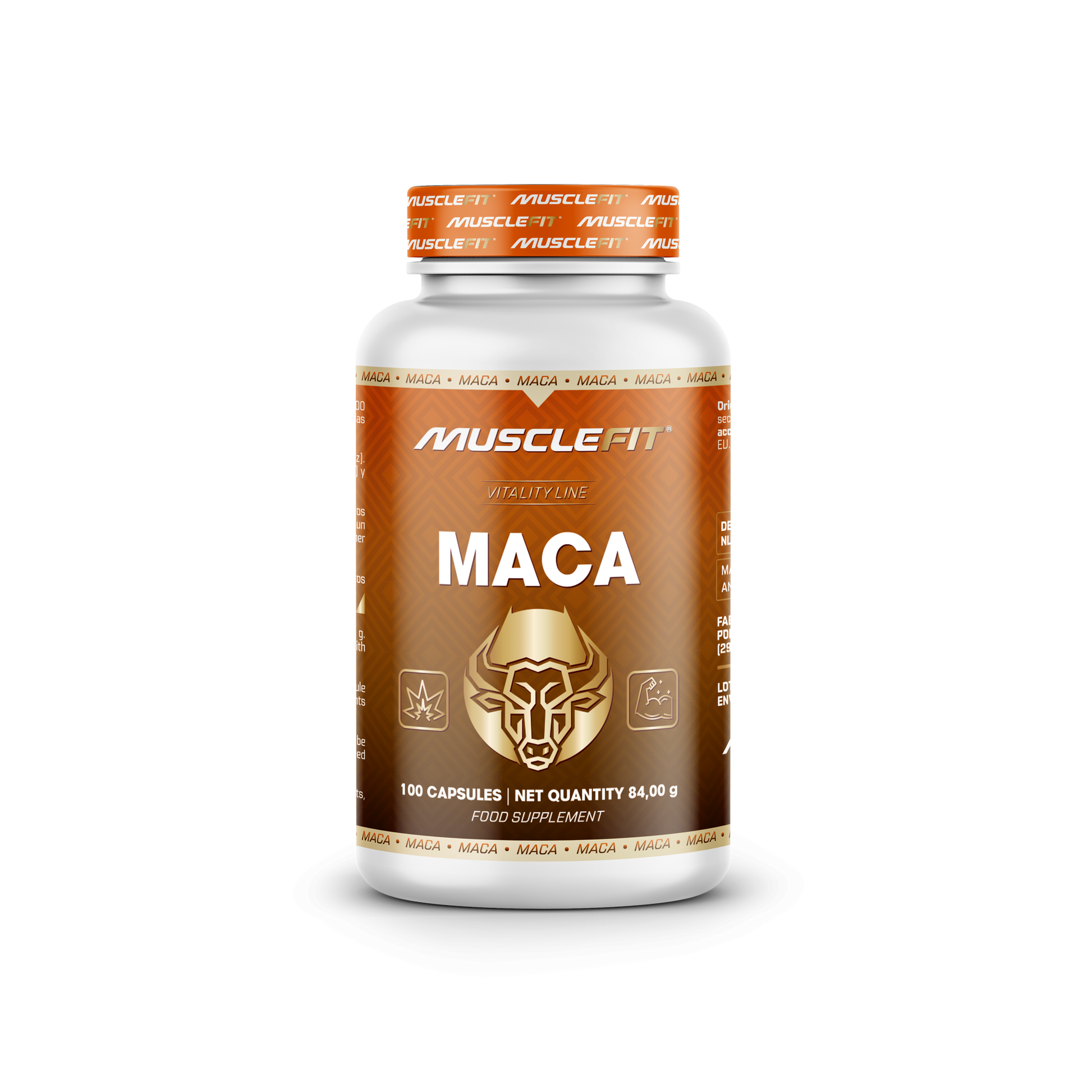 MACA 100 cápsulas MUSCLEFIT