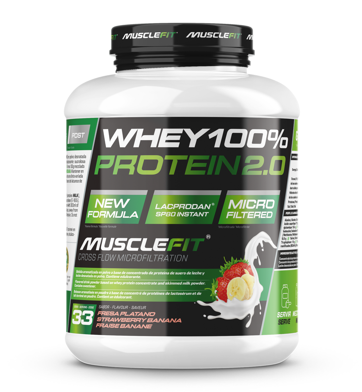 WHEY 100% Protein 1kg - MuscleFit | Creación de Músculo