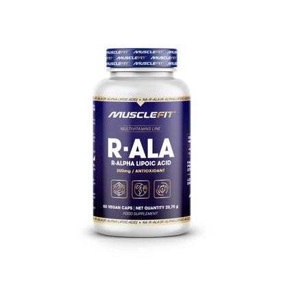 R-ALA Ácido ALFA - R Lipoico - MuscleFit│60 cápsulas