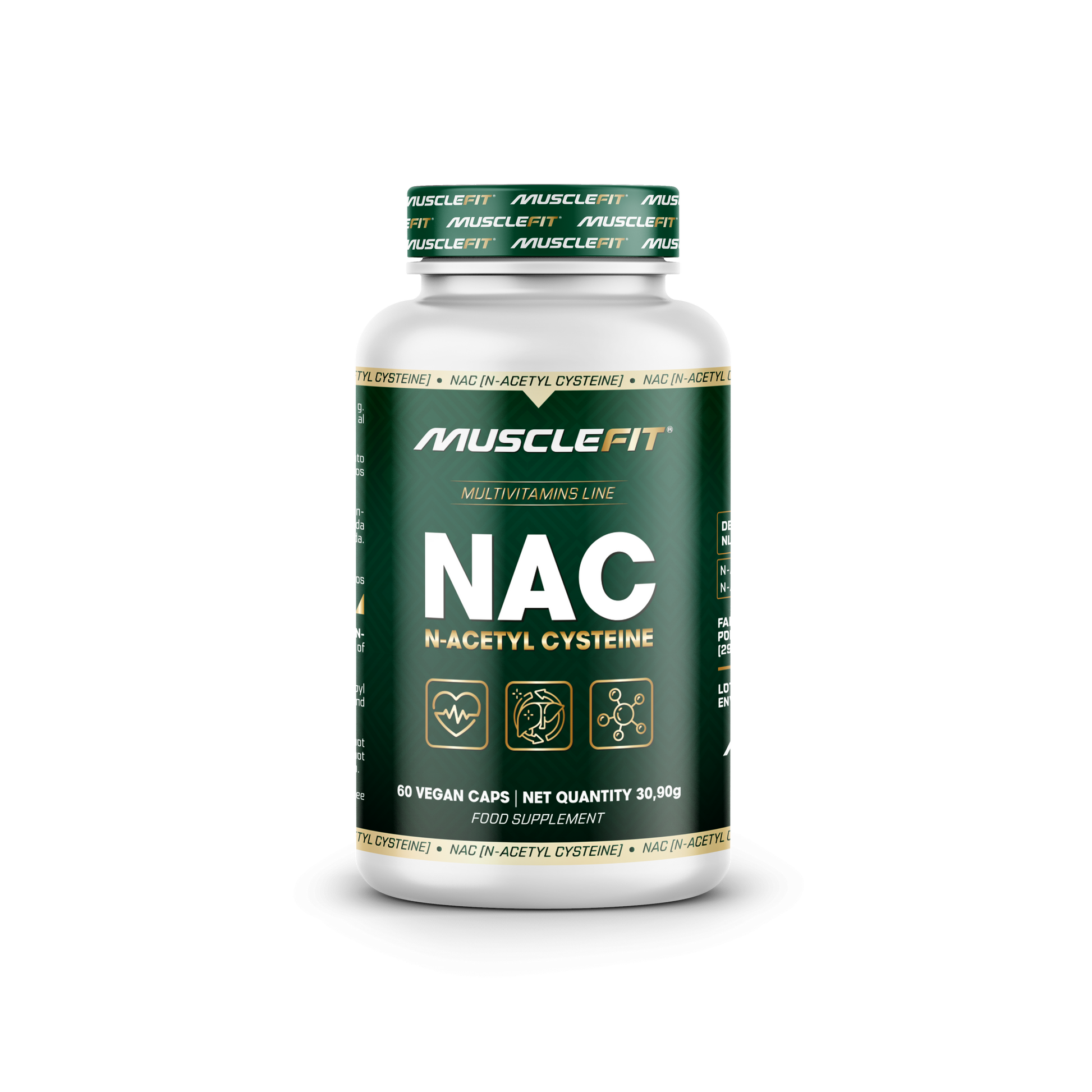 NAC - MuscleFit│60 cápsulas