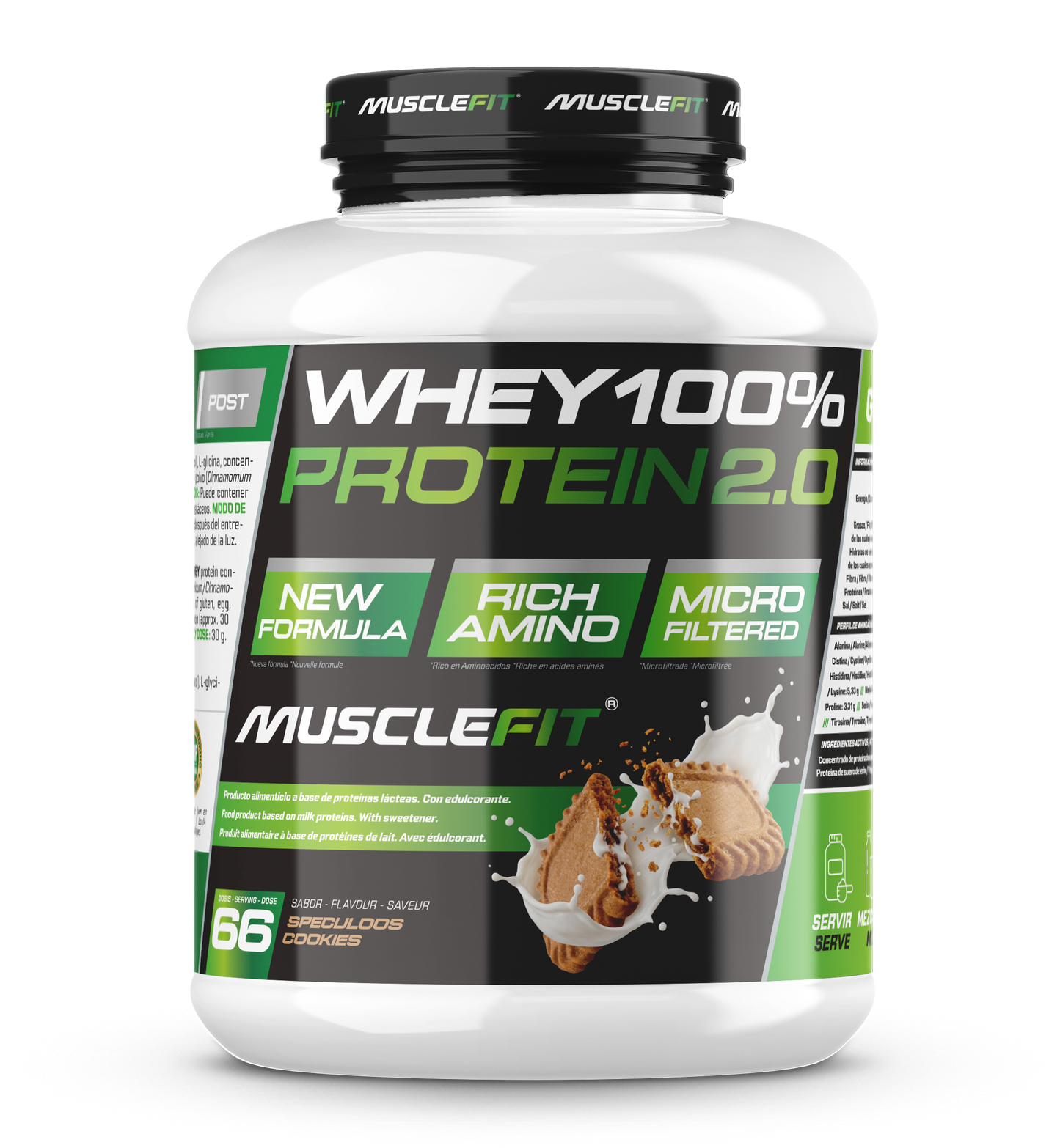 WHEY PROTEIN 2kg MUSCLEFIT