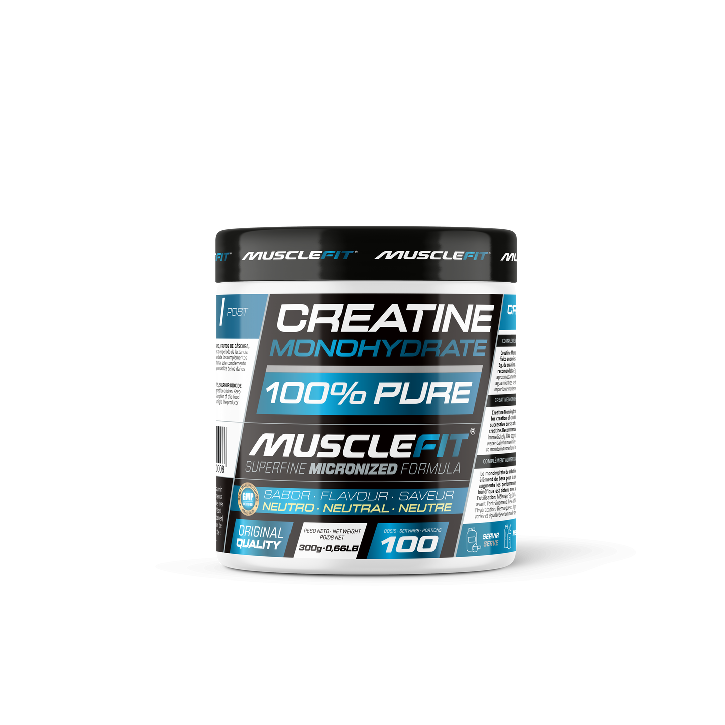 Creatina Monohidrato Micronizada 300g - MuscleFit