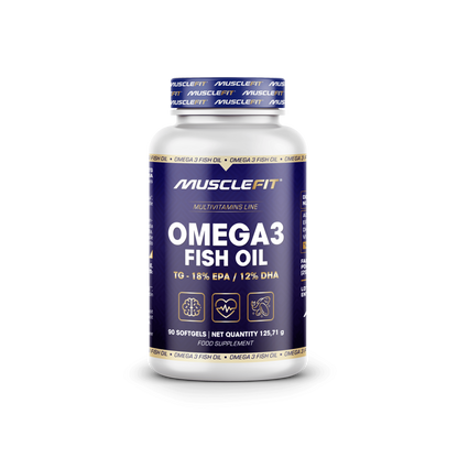 Omega 3 MuscleFit 90 cApsulas | Salud cardiovascular y cerebral