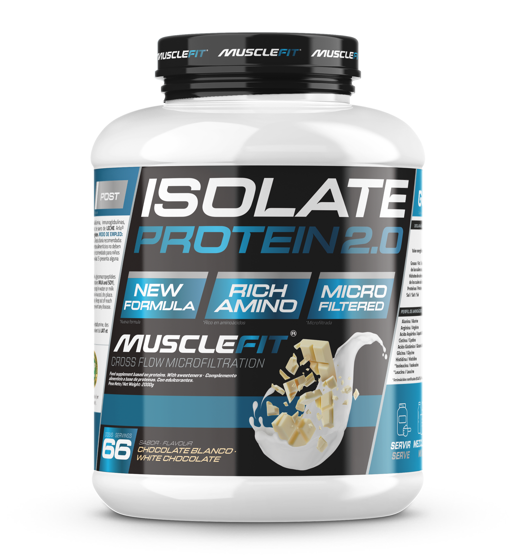 ISOLATE Protein CFM 2kg - MuscleFit | Creación de Músculo