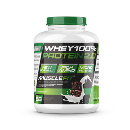 Whey 100% Protein 2000g MuscleFit | Concentrado para masa muscular