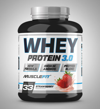 WHEY 3.0 BLEND PROTEIN 1kg MUSCLEFIT / ENTREGAS 24-48 HORAS