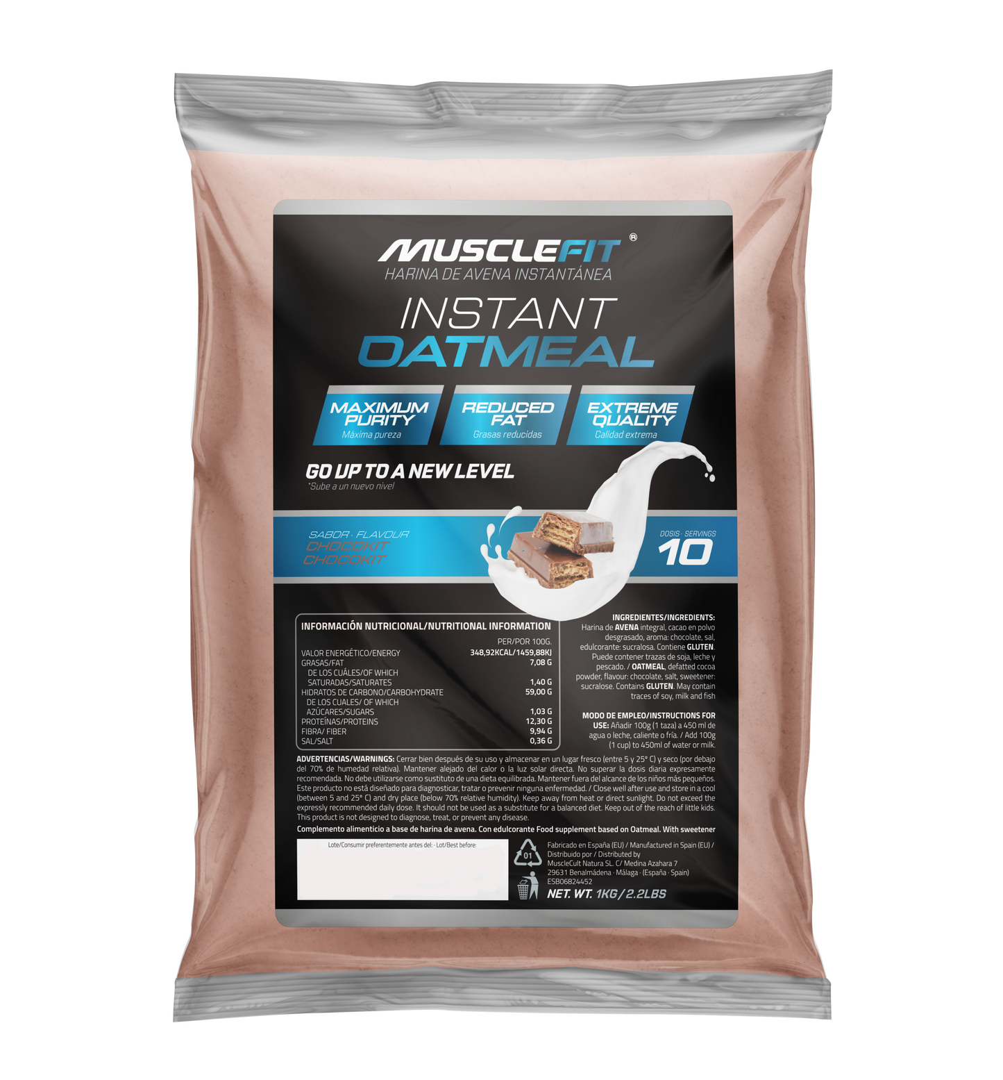 Harina de Avena 1kg - MuscleFit