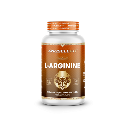 100% Arginina - MuscleFit│90 cápsulas