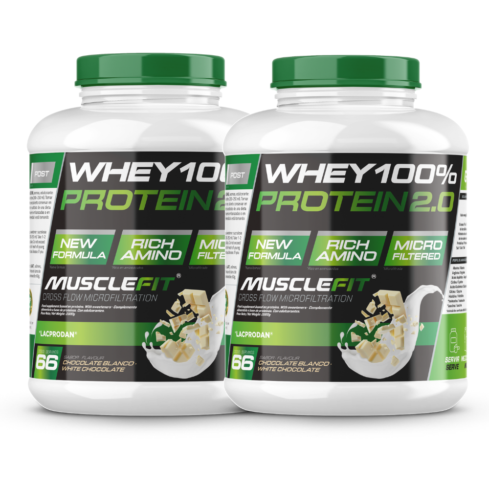 Whey 100% Protein 4kg MuscleFit | Gana masa muscular rapido