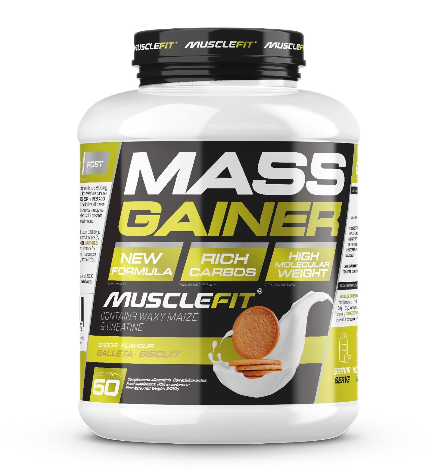 Ganadores de Peso 3kg - MuscleFit - mass gainer