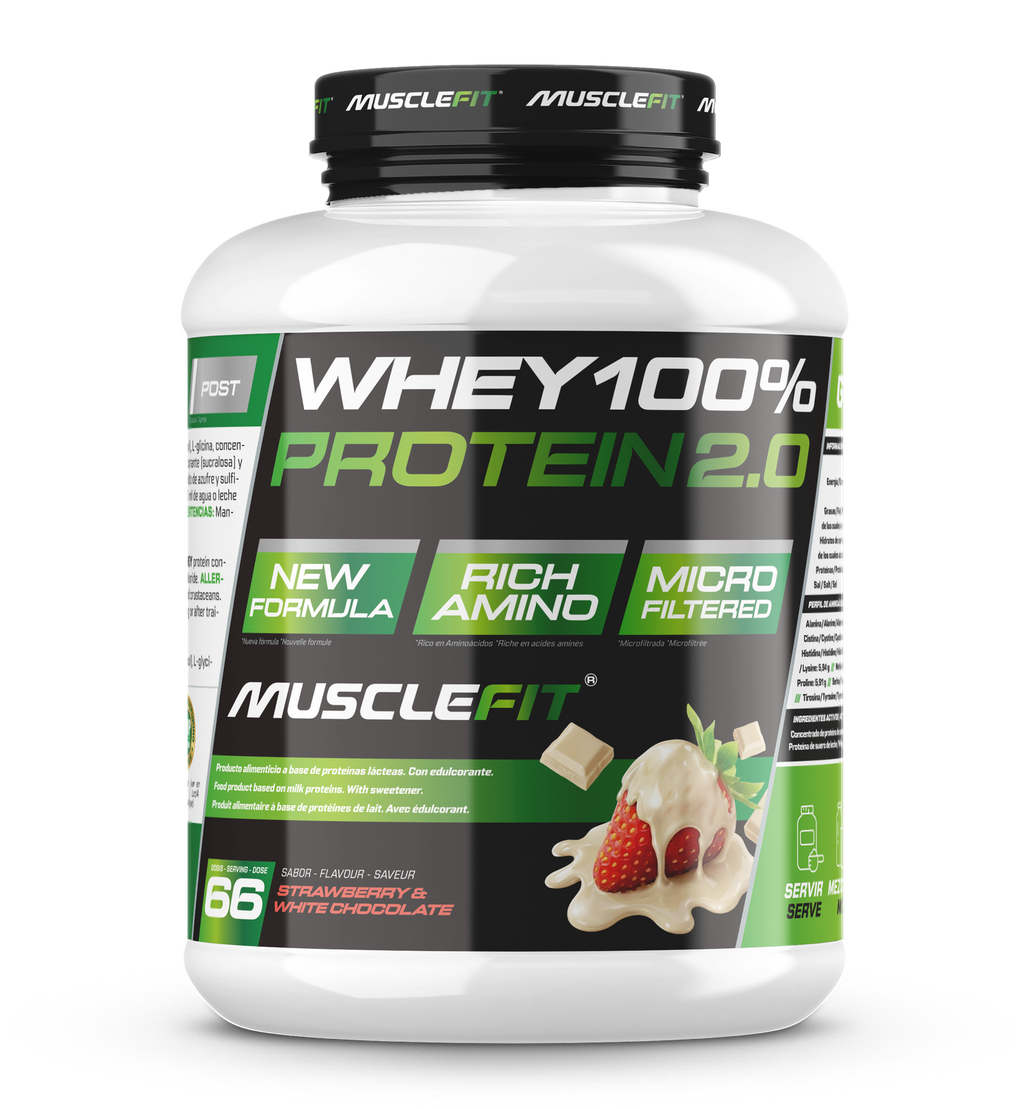 WHEY PROTEIN 2kg MUSCLEFIT
